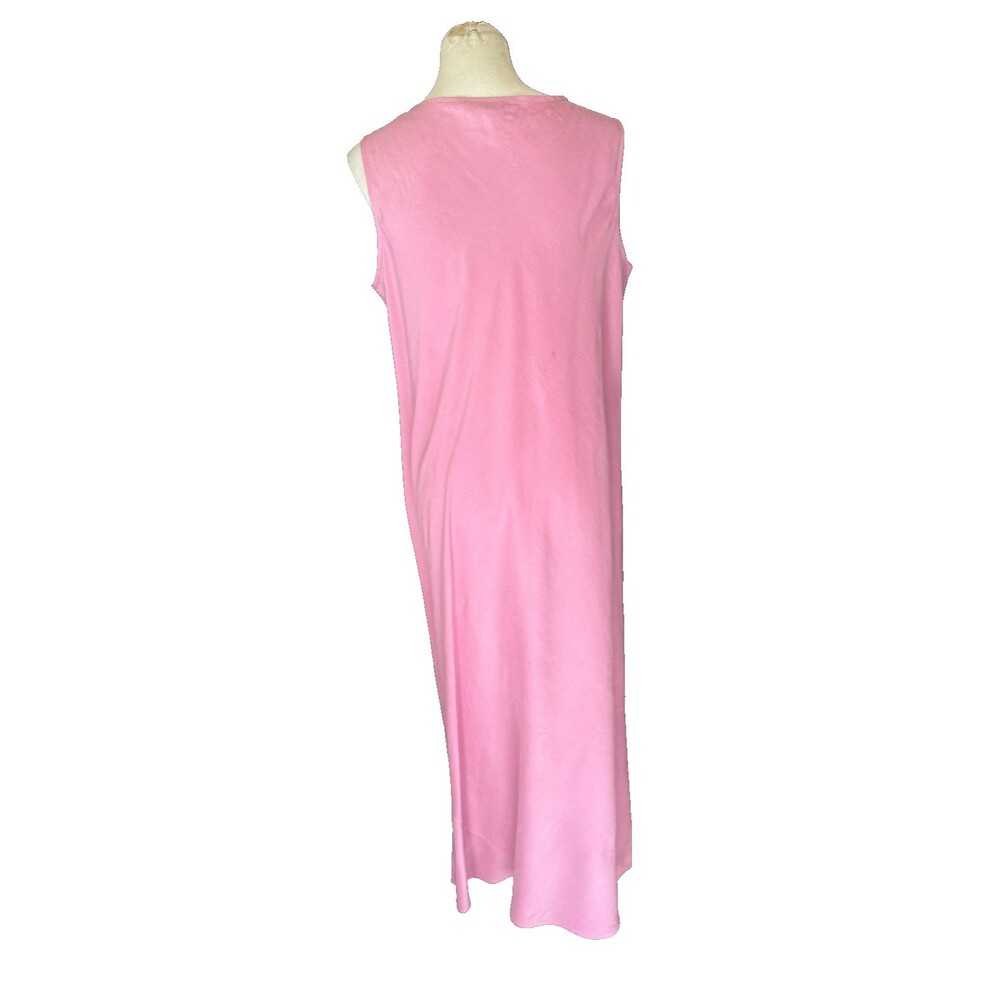 NWOT Eileen Fisher Sleeveless Pink Silk Dress Size Large - Picture 4 of 5